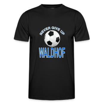Fußball spielen Fußballspieler Fußballverein Tor - Männer Funktions-T-Shirt - Schwarz - Vorne - AI Model Male 178 dark (178cm)