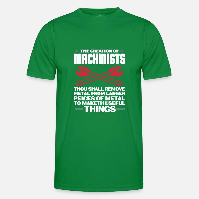 Machinist – CNC Programmer Funny Professional Men's Functional T-Shirt