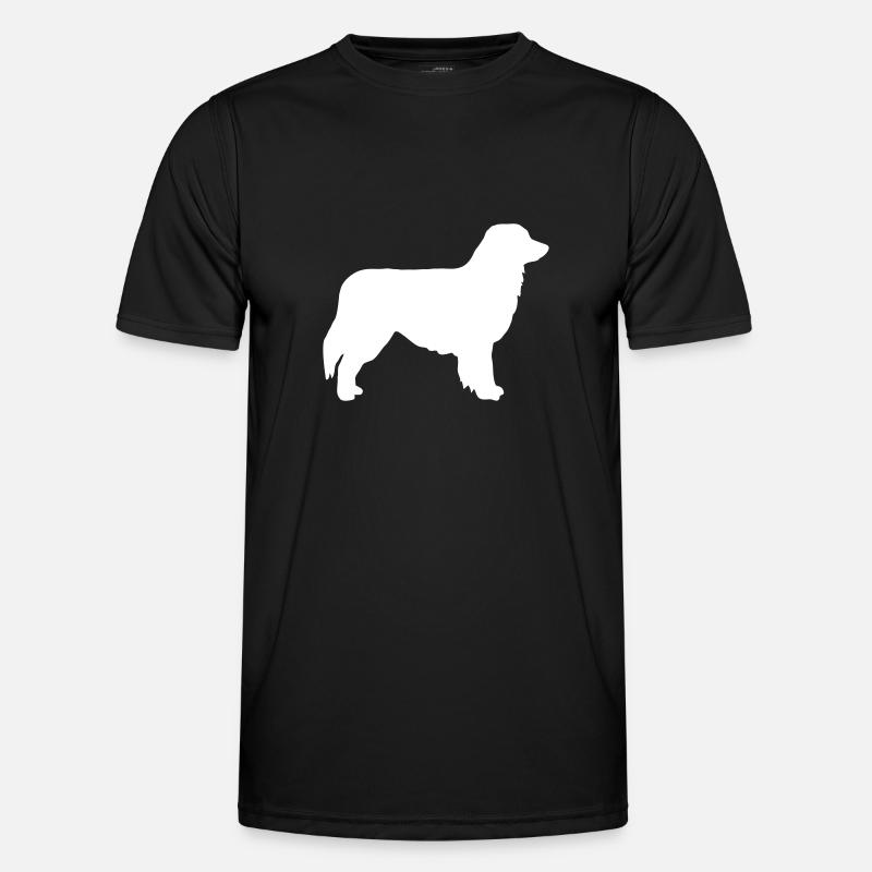 Australian Shepherd - Männer Funktions-T-Shirt - Schwarz