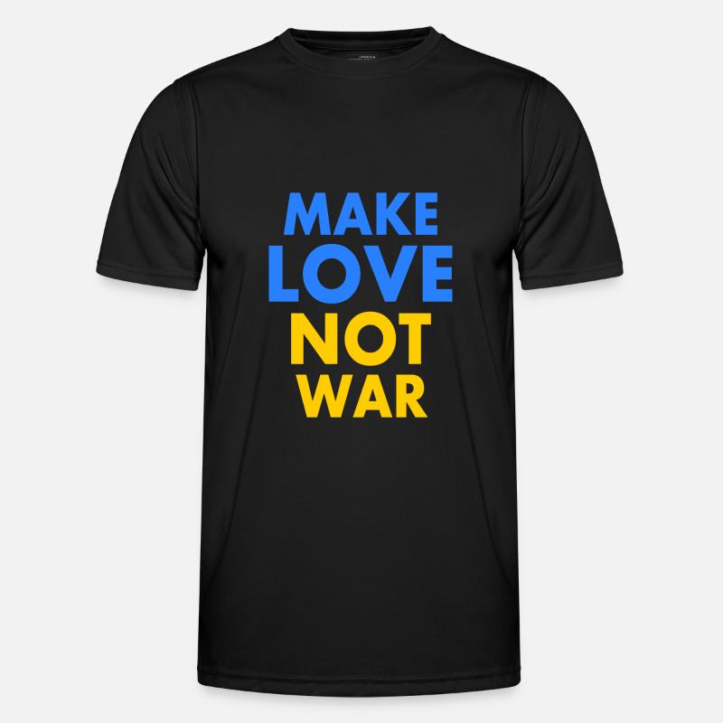Make love not war Men's Functional T-Shirt