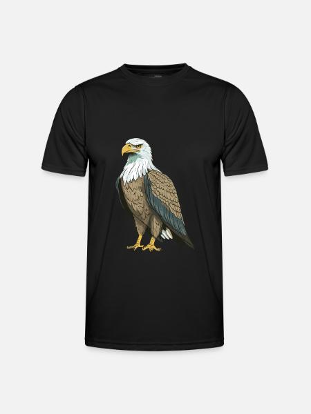 Eagle Animal - Men's Functional T-Shirt - black