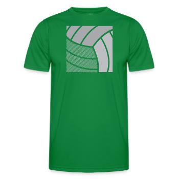 Volleyball - Men's Functional T-Shirt - kelly green - Front - AI Model Male 178 dark (178cm)