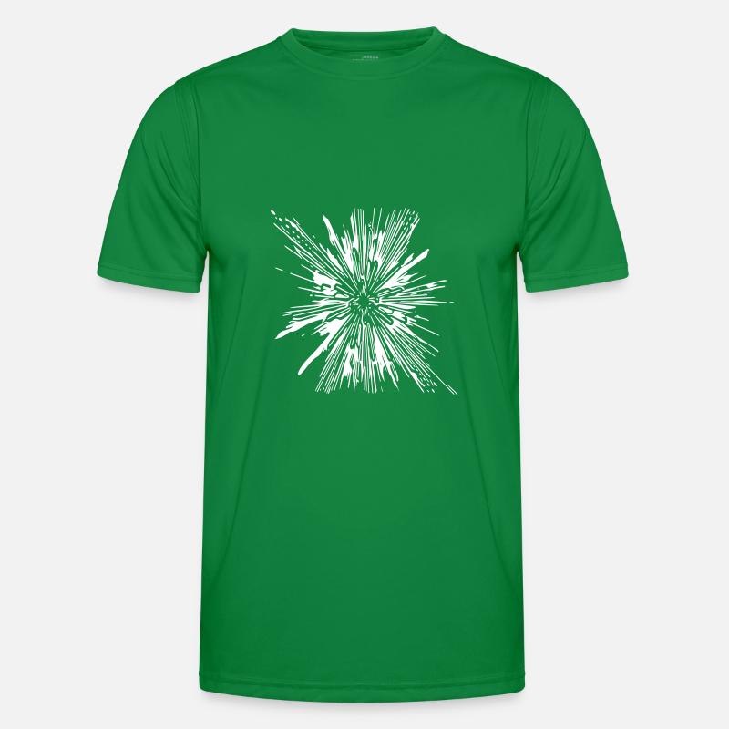 Explosion - Vintage Vector Lignes T-shirt sport Homme