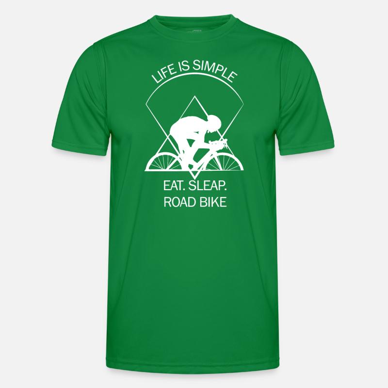 Rennrad Männer Funktions-T-Shirt