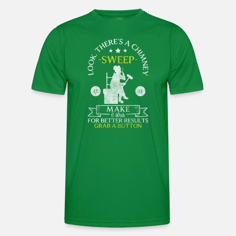 ramoneur toit occupation cheminée T-shirt sport Homme