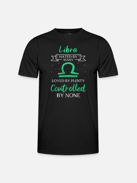 Libra Birthday Astrology - Men's Functional T-Shirt - black