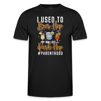 Célébrez la fête de l’ivresse - T-shirt sport Homme - noir - Devant - AI Model Male 178 dark (178cm)