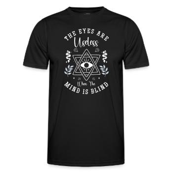 Traumfänger Indianer Esoterik - Männer Funktions-T-Shirt - Schwarz - Vorne - AI Model Male 178 dark (178cm)