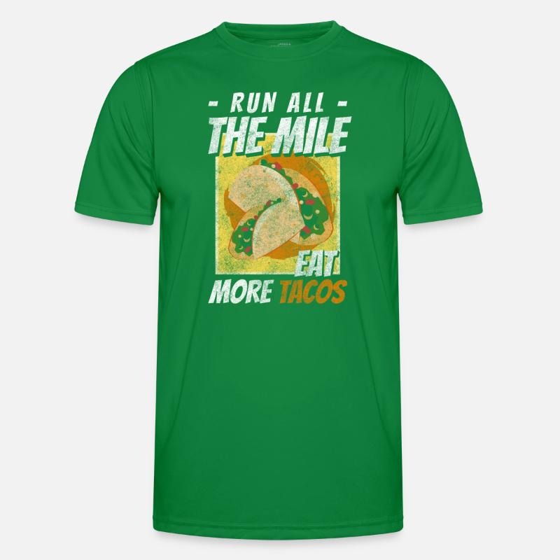 Tacos Spanisch Hungrig Cinco de Mayo Männer Funktions-T-Shirt