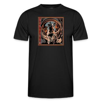 Mechelen Action - Men's Functional T-Shirt - black - Front - AI Model Male 178 dark (178cm)