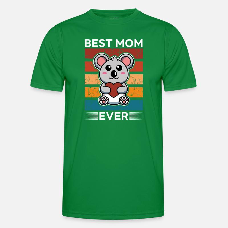 Best Mom Ever Männer Funktions-T-Shirt