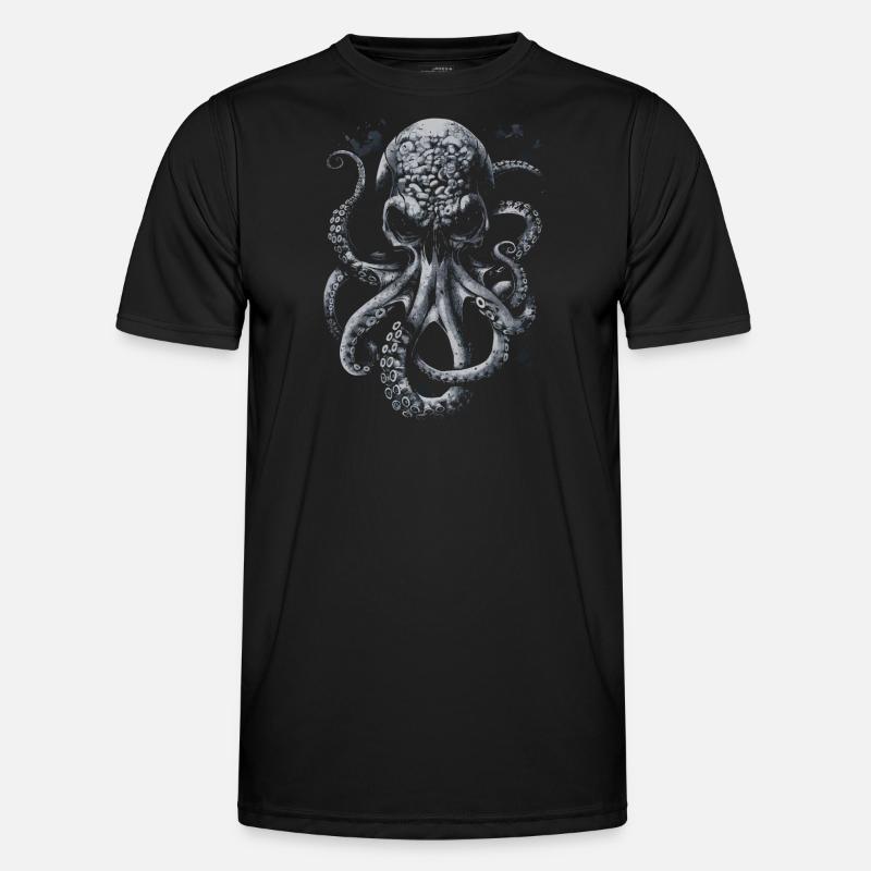 Grim Horror Kraken Men's Functional T-Shirt