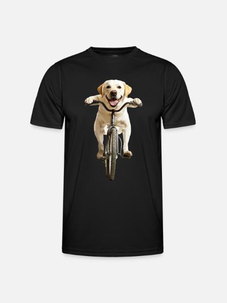 Labrador Retriever - Männer Funktions-T-Shirt - Schwarz