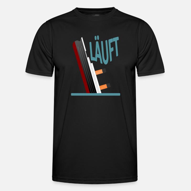 Läuft-Titanic-Version 2 Männer Funktions-T-Shirt