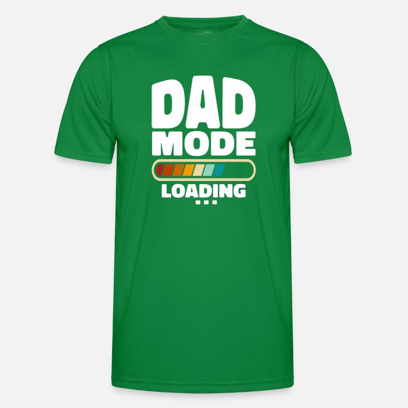 Lustiger Dad-Modus Loading Zitat Bester Vater aller Zeiten Männer Funktions-T-Shirt