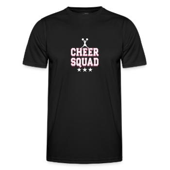 Cheerleading Cheer Squad Cheer Squad - Männer Funktions-T-Shirt - Schwarz - Vorne - AI Model Male 178 dark (178cm)