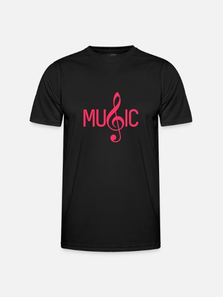 Music ... Music - Men's Functional T-Shirt - black