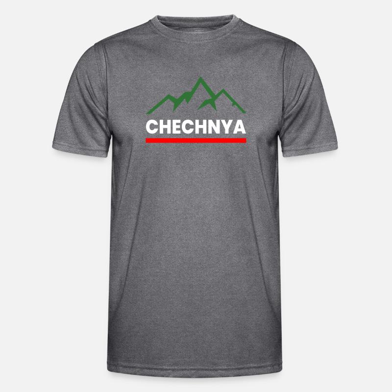 Chechnya Chechen Chechnya Chechen Mountains Men's Functional T-Shirt