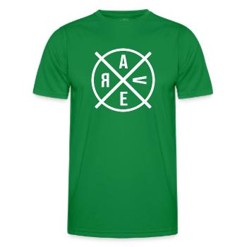 Rave Techno Beats ballern hard Disco Bass - Männer Funktions-T-Shirt - Kelly Green - Vorne - AI Model Male 178 dark (178cm)