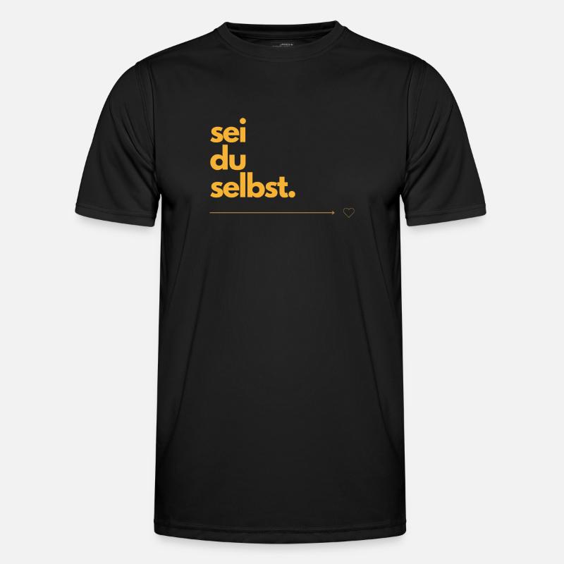 sei du selbst. Männer Funktions-T-Shirt