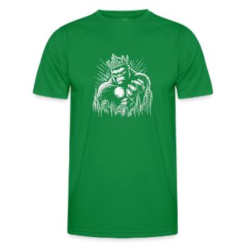 Roi des singes - T-shirt sport Homme - vert - Devant - AI Model Male 178 dark (178cm)
