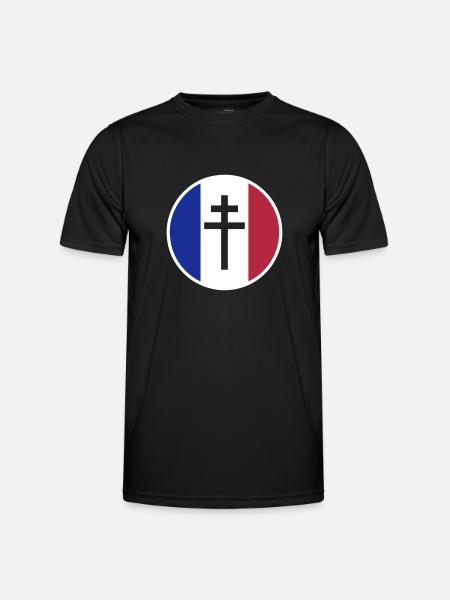 France Libre - T-shirt sport Homme - noir