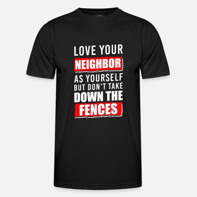Neighbor Neighbor Celebration - Men's Functional T-Shirt - black