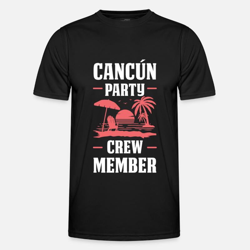 Cancun Party Crew - Men's Functional T-Shirt - black