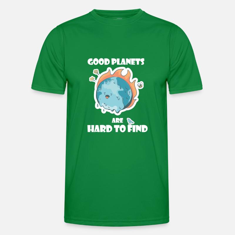 Protect planet Earth from climate change | Climate protection Men's Functional T-Shirt