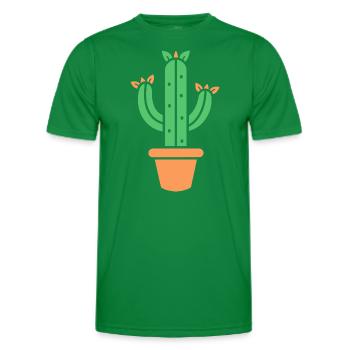 Cactus - T-shirt sport Homme - vert - Devant - AI Model Male 178 dark (178cm)