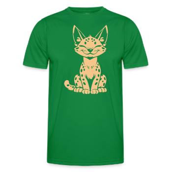 Serval - Männer Funktions-T-Shirt - Kelly Green - Vorne - AI Model Male 178 dark (178cm)