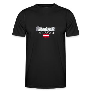 Patscherkofel,mountain,mountains,Austria,ski area,skiing - Men's Functional T-Shirt - black - Front - AI Model Male 178 dark (178cm)