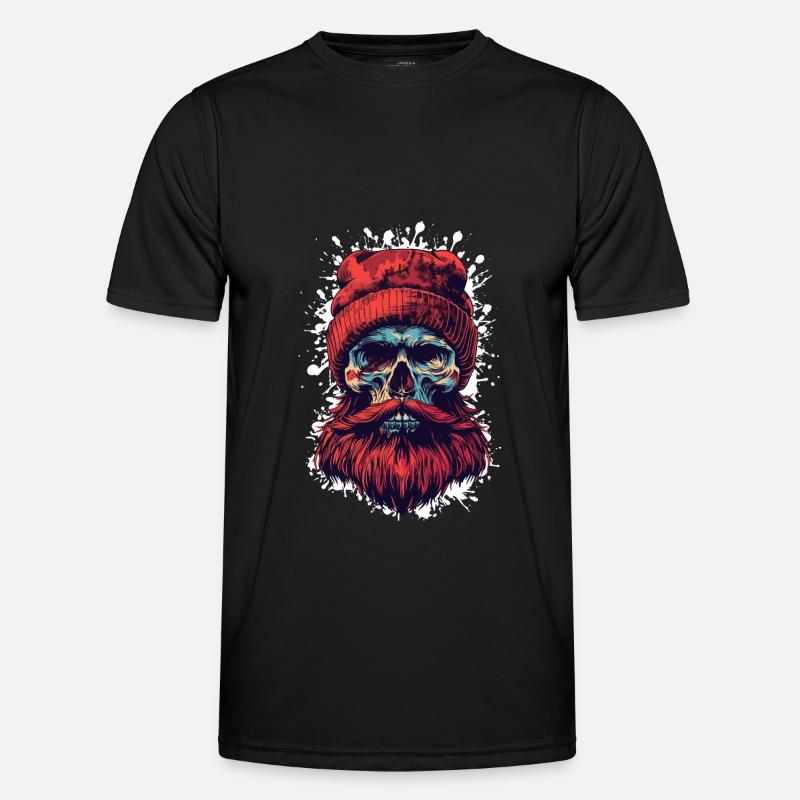 Lumberjack Skull Lumberjack - Men's Functional T-Shirt - black