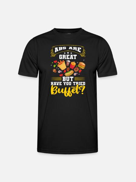 Buffet counter Self-service drinks - Men's Functional T-Shirt - black