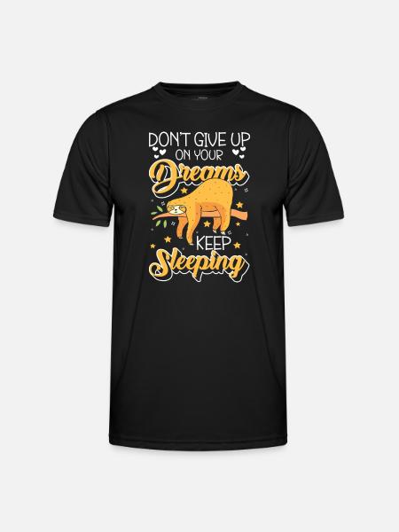Sloth Cozy Trailer - Men's Functional T-Shirt - black