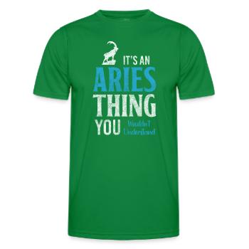 Horoscope Astrologie Superstition Fierté - T-shirt sport Homme - vert - Devant - AI Model Male 178 dark (178cm)