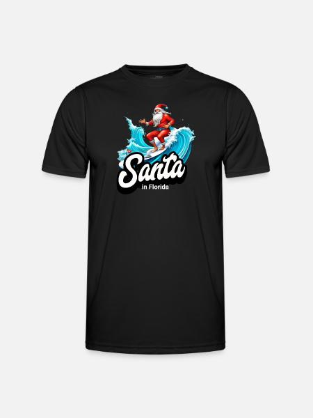 Santa Claus Florida - Men's Functional T-Shirt - black