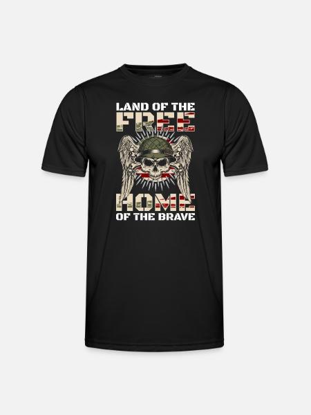 America Patriot - Men's Functional T-Shirt - black