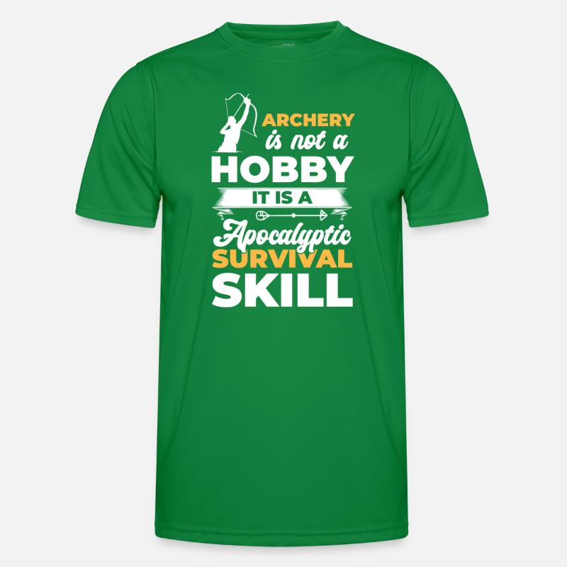 Bogenschütze Langbogen Hobby Treffer Männer Funktions-T-Shirt