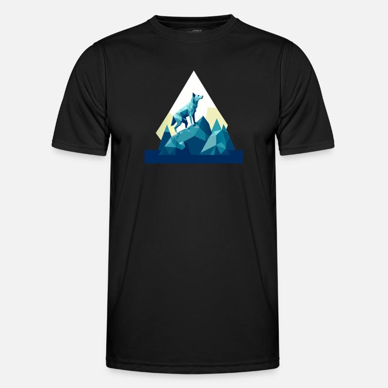 3D Wolff GeomeTRIX Männer Funktions-T-Shirt