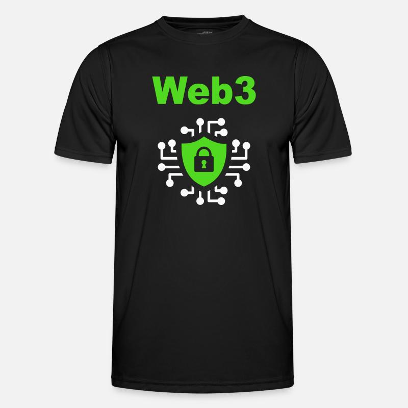 Web3 Cryptocurrency Blockchain Software Developer - Männer Funktions-T-Shirt - Schwarz