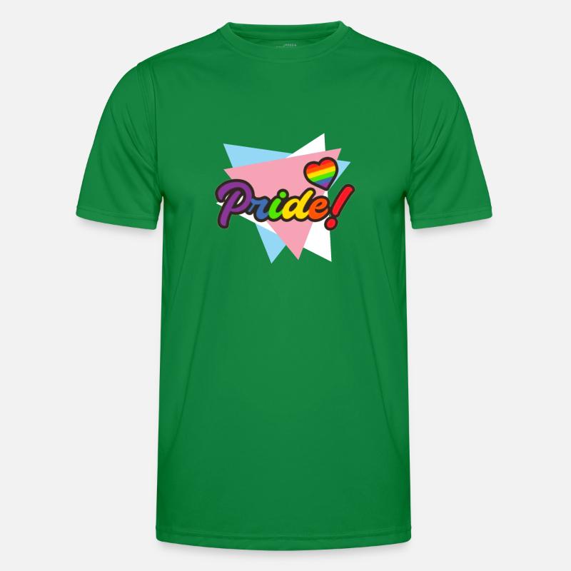 Trans Stolz Männer Funktions-T-Shirt