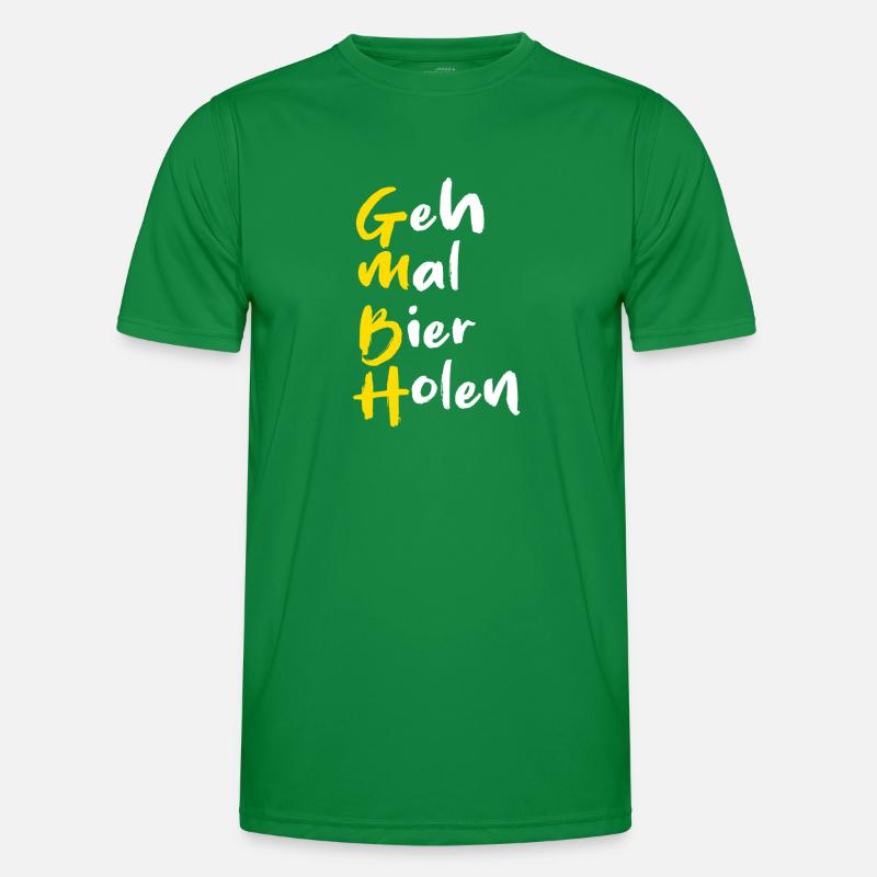 Geh mal Bier holen - Trinkshirt Männer Funktions-T-Shirt