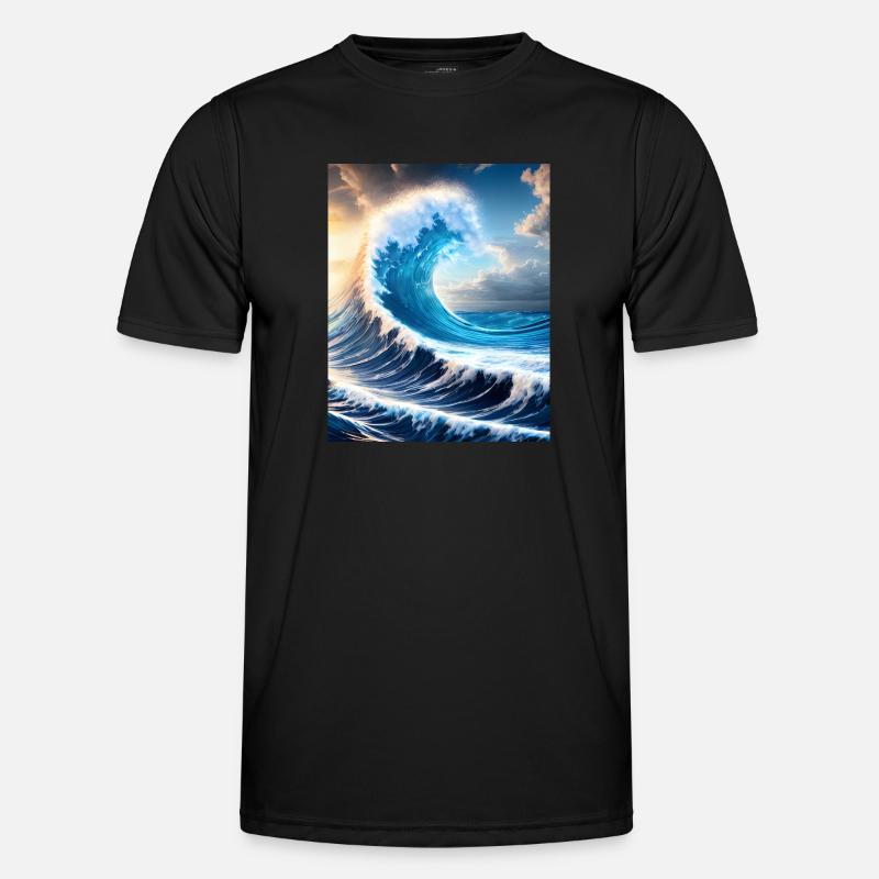 Big Wave #001 Men's Functional T-Shirt