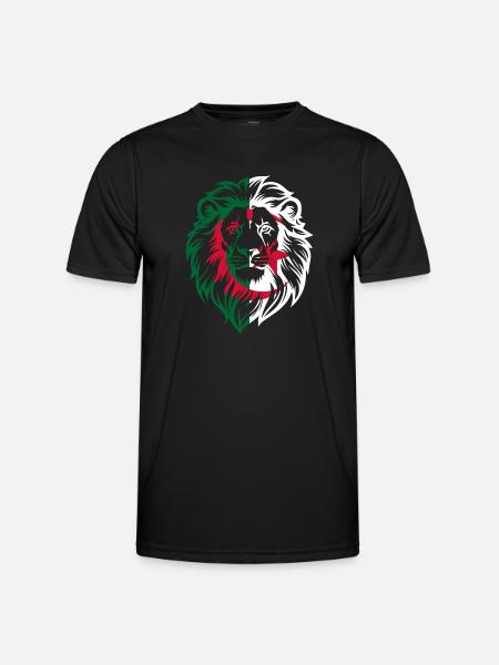 Algerian lion - Algeria gift idea - Men's Functional T-Shirt - black