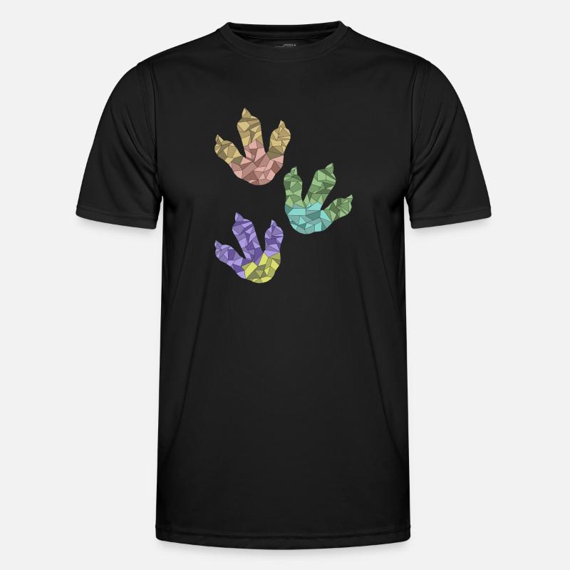 DINOSAURIER-Drucke Männer Funktions-T-Shirt