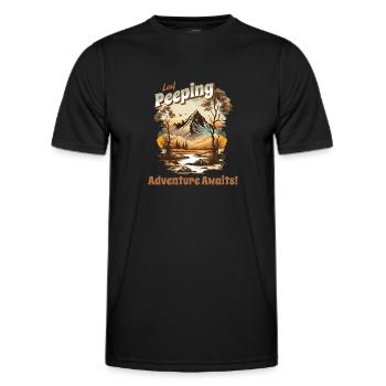 Automne Automne Aventure Récolte Voyage Nature’s - T-shirt sport Homme - noir - Devant - AI Model Male 178 dark (178cm)