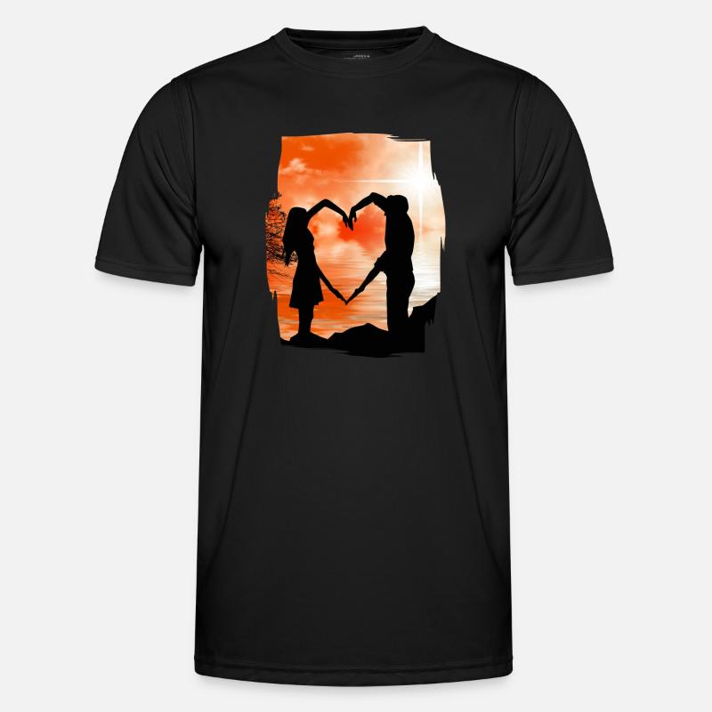 humeur saint valentine T-shirt sport Homme