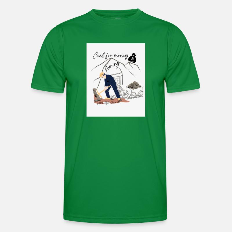 Conception minière T-shirt sport Homme