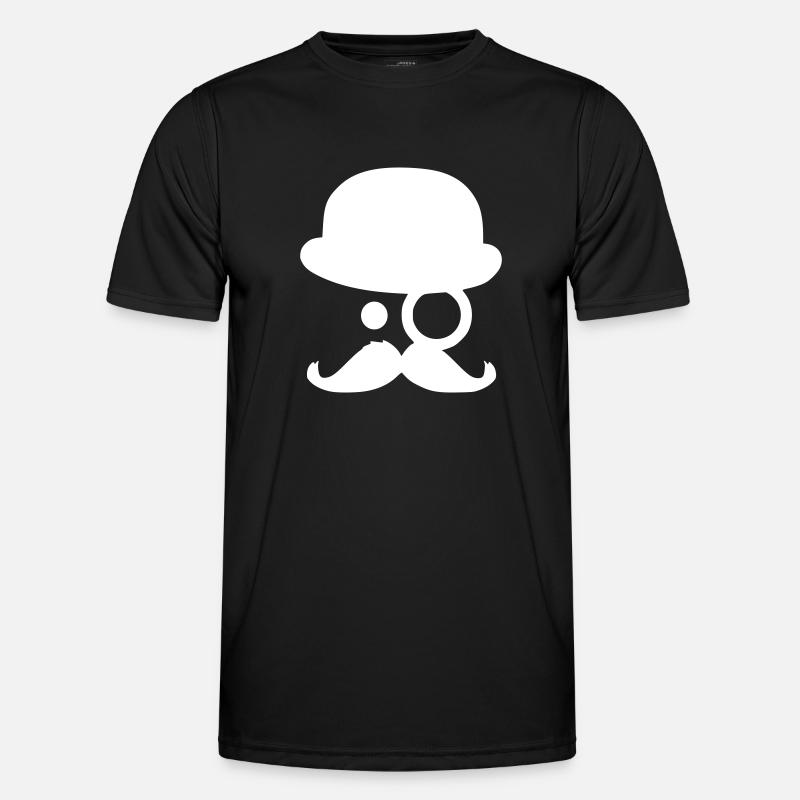 Moustache - by www.CodeShirt24.de Men's Functional T-Shirt